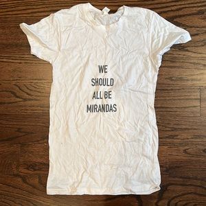 PRIDE Sex and the city - and so it goes “we should all be Miranda’s” tee